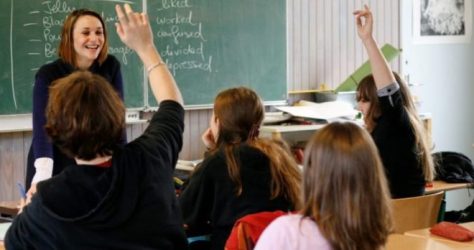 Cours de langue en classe