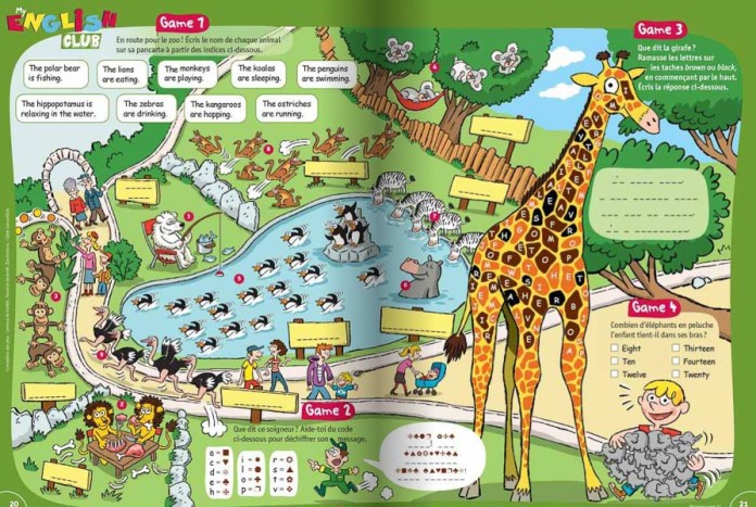 I Love English Kids - Exemple de jeu de vocabulaire