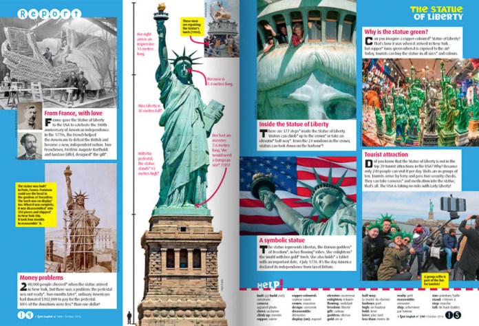 Extrait du journal "I Love English"